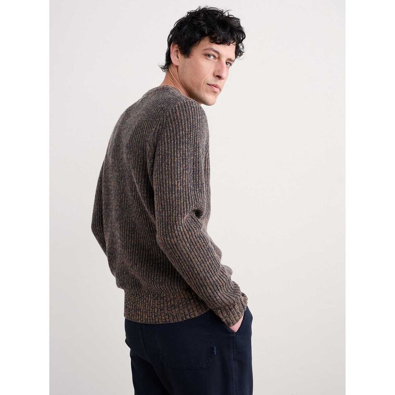 Seasalt Cornwall Wheelwright Jumper Pecan Mouline image number 1